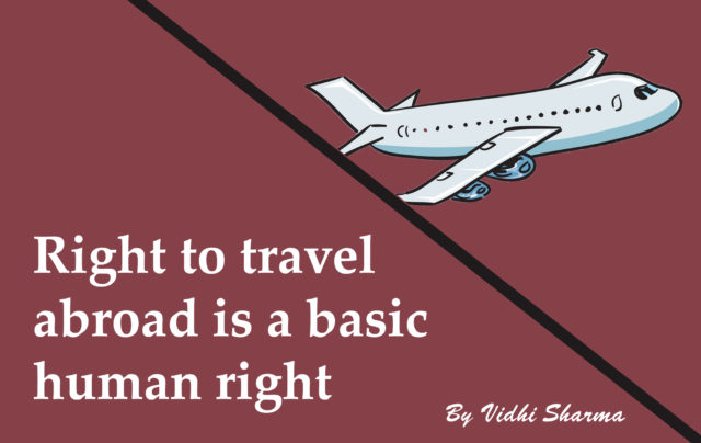 right to travel abroad comes under which article