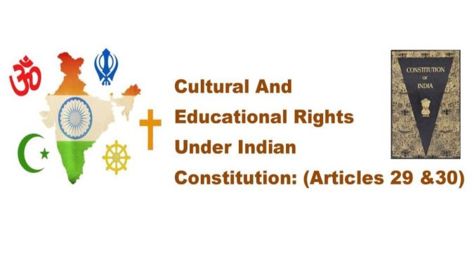 short note on cultural educational rights